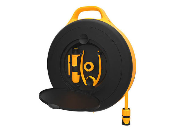 Катушка со шлангом 3/8" (9мм) 15м и набором аксессуаров FISKARS, фото 2