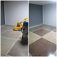 Шлифовка бетонно-мозаичного пола