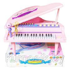 Детский синтезатор (пианино) с микрофоном и USB (арт.3205) - фото 1 - id-p148674476