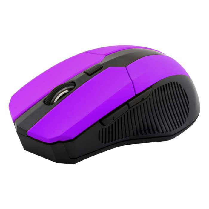 Беспроводная оптическая мышь CBR CM 547 Purple, 6 кнопок, 800-2400dpi - фото 3 - id-p12721264