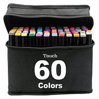Маркеры-фломастеры для скетчинга Touch набор 80 цветов