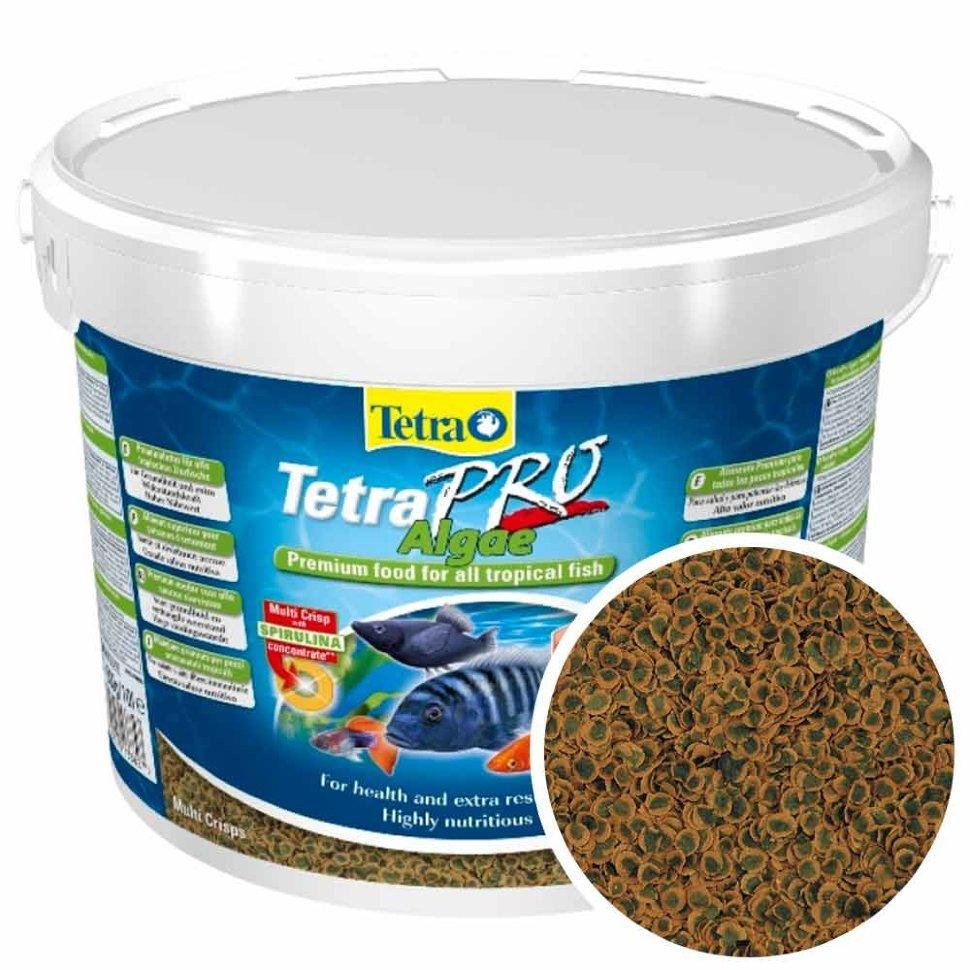 Tetra Pro Algae Корм со спирулиной для всех видов рыб ( 1л - 190гр )