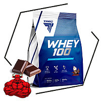 Протеин сывороточный Trec Nutrition Whey 100 2275 г Спортивное питание вкус Шоколад