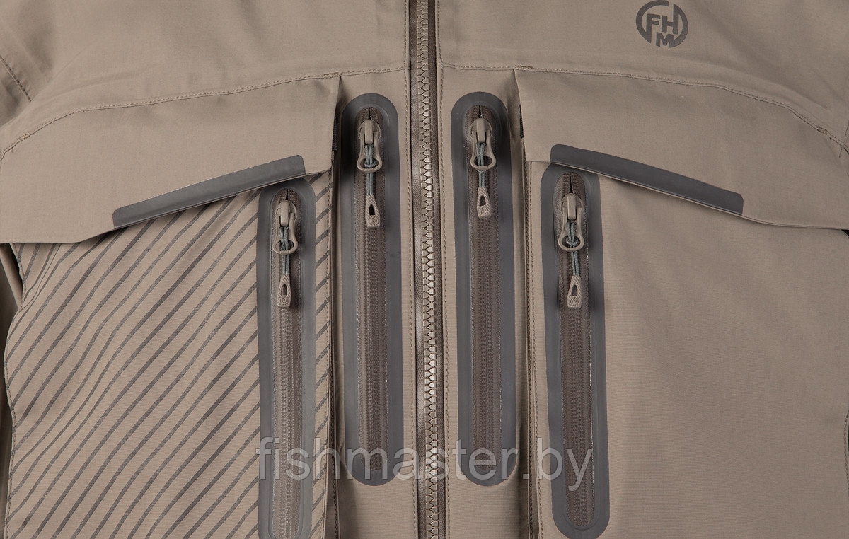 Куртка FHM Brook мембрана Dermizax (Toray) Япония 3 слоя 20000/10000 XS, Коричневый - фото 6 - id-p148692659