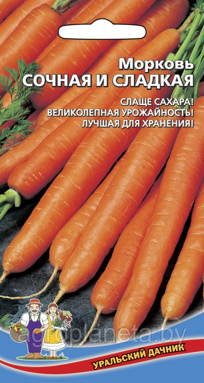 Морковь СОЧНАЯ И СЛАДКАЯ, 1.5 г - фото 1 - id-p148692682