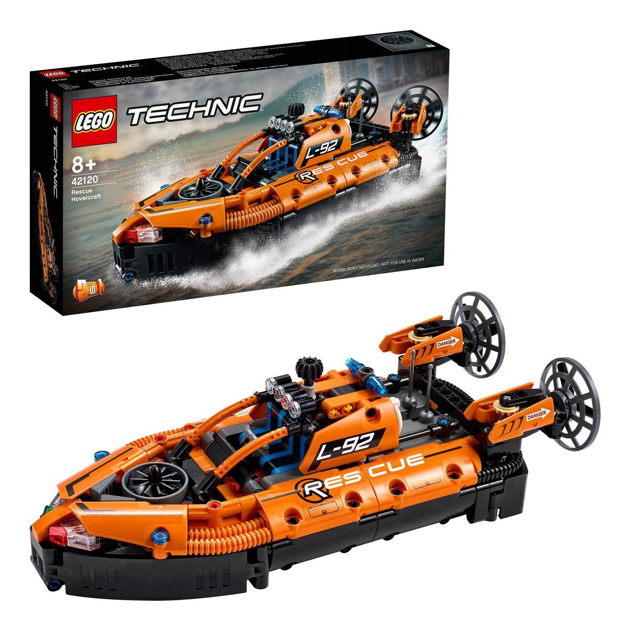 Конструктор LEGO 42120 Спасательное судно на воздушной подушке Lego Technic