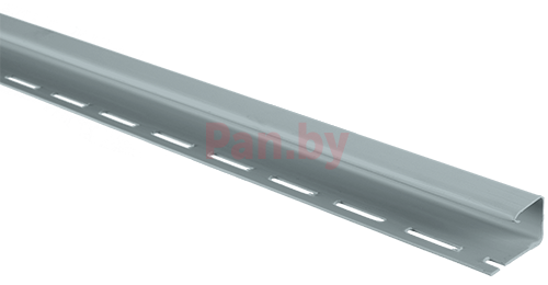 J-профиль для сайдинга Альта-Профиль Т-15, Светло-серый 3м - фото 1 - id-p59856705