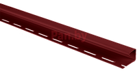 J-профиль для сайдинга Альта-Профиль Т-15, Красный 3м
