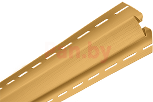Угол внутренний для сайдинга Альта-Профиль Blockhouse Золотистый, 3,05м - фото 1 - id-p61009448