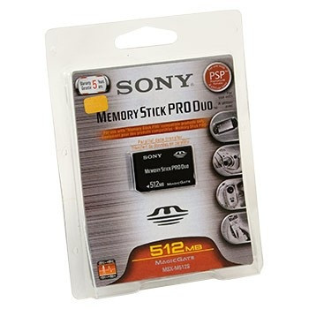 Карта памяти Sony MSX-M512S Memory Stick Pro Duo 512 Mb - фото 1 - id-p12721728