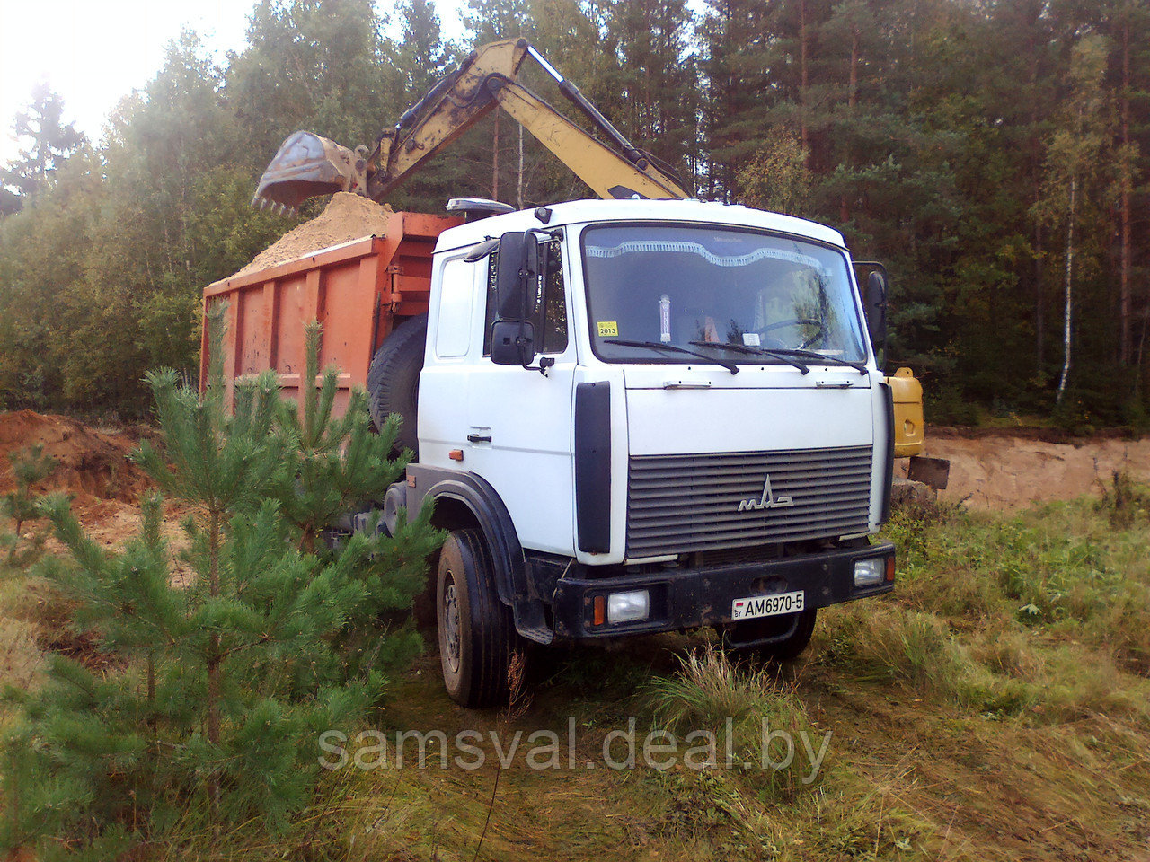 Перевозка грунта самосвалом в Минске - фото 1 - id-p12721731