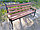 Скамья садовая кованая с подлокотниками "Сенатор"  1,5 метра, фото 2