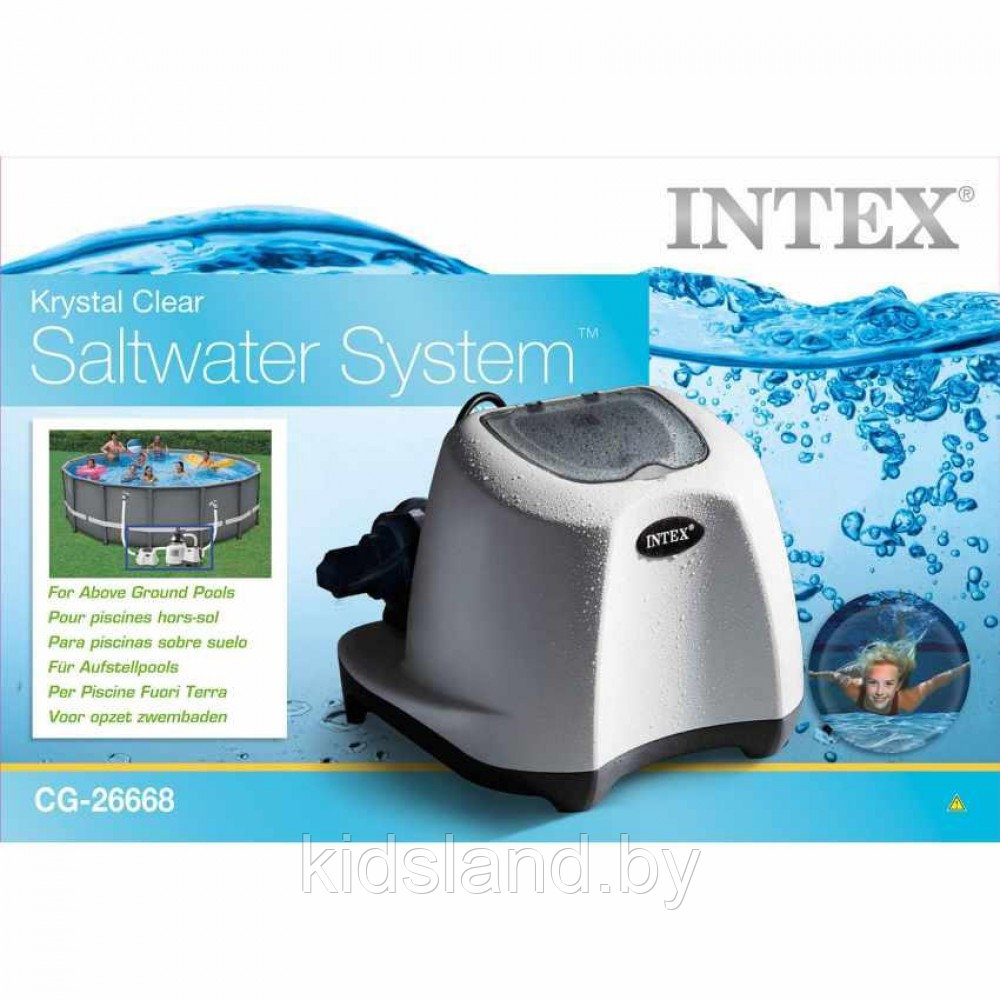 Хлоргенератор Intex Krystal Clear Saltwater System для бассейнов Интекс, арт. 26668 - фото 2 - id-p148266015