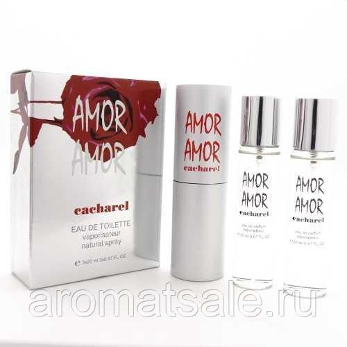 Женская парфюмированная вода  Cacharel Amor Amor edp 3 по 20ml