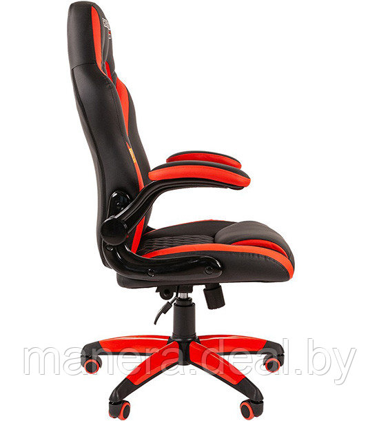 Кресло Chairman GAME 15 черный/красный - фото 1 - id-p148741691