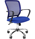 Кресло Chairman 698 Chrome синий