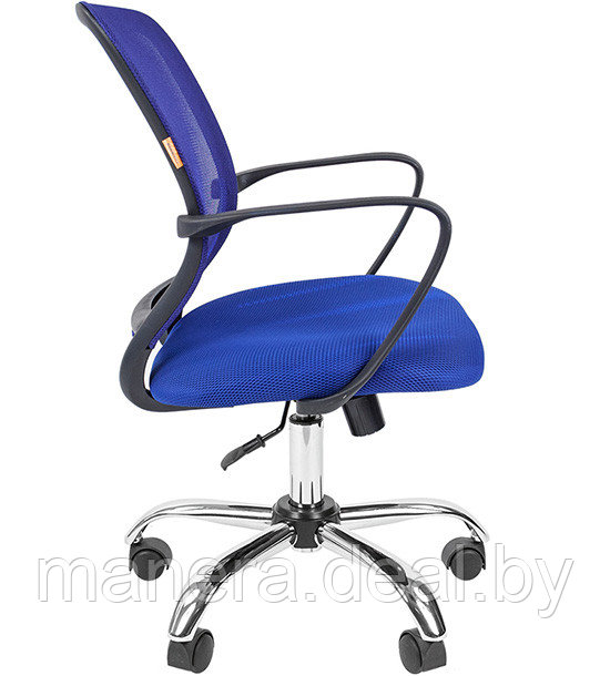 Кресло Chairman 698 Chrome синий - фото 2 - id-p148753253