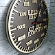 Часы настенные деревянные "Время шефа" №26 (диаметр 40 см), фото 2