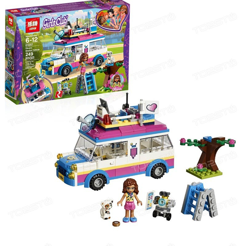 Детский конструктор для девочек BELA арт. 10853 "Автомобиль Оливии" аналог Лего Френдс Lego Friends 41333 - фото 2 - id-p148754148