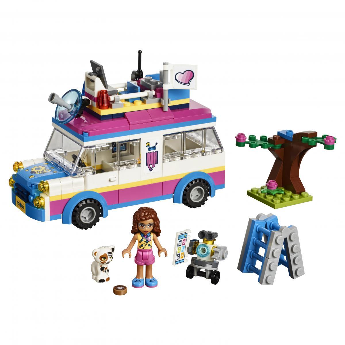 Детский конструктор для девочек BELA арт. 10853 "Автомобиль Оливии" аналог Лего Френдс Lego Friends 41333 - фото 3 - id-p148754148
