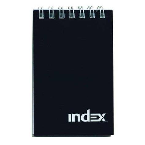 Блокнот на гребне INDEX, А5, 40 листов, чёрный, фото 2