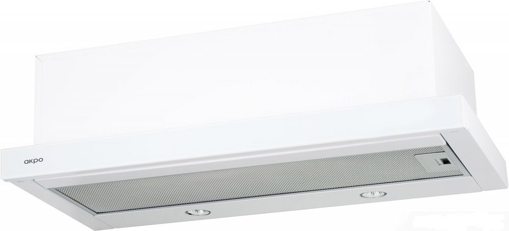 Вытяжка кухонная AKPO Light Eco Glass 60 wk-7 белый - фото 2 - id-p148767271