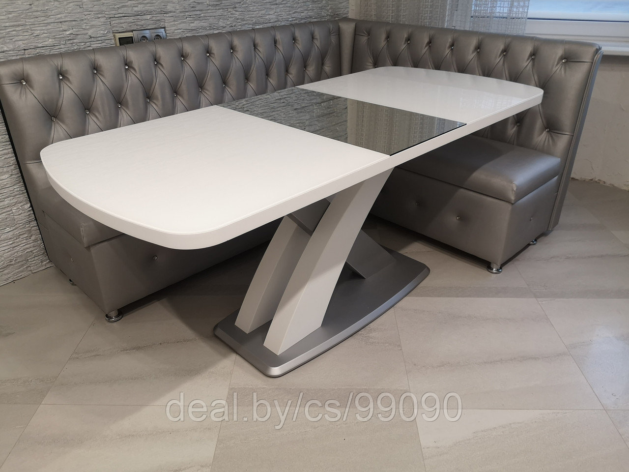 Дизайнерский стол AURORA PREMIUM раздвижной трансформер - фото 3 - id-p73919797