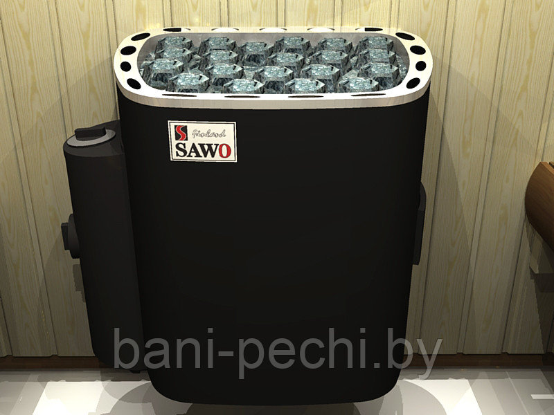 Печь для бани SAWO Fiber Coating Scandia SCA-80NB - фото 3 - id-p148768939