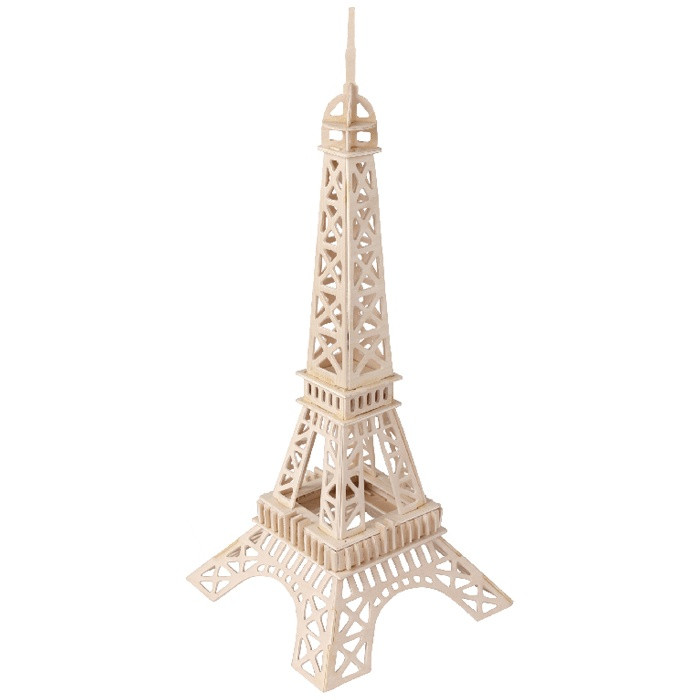 Пазл деревянный 3D 3 пластины с деталями "Эйфелева башня" - фото 2 - id-p148769720