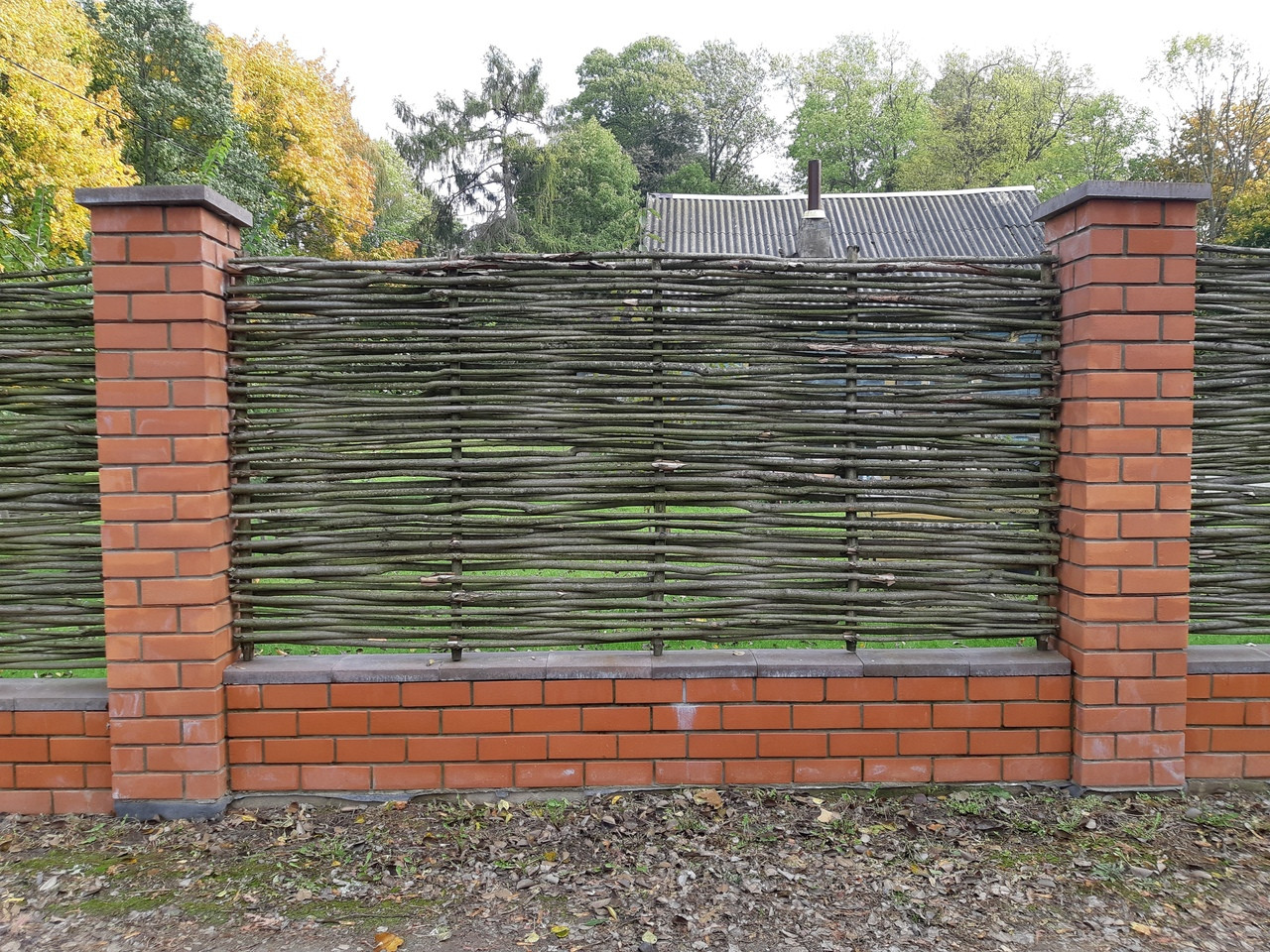 Забор из лозы (украинский тын, плетень) - фото 4 - id-p148773088