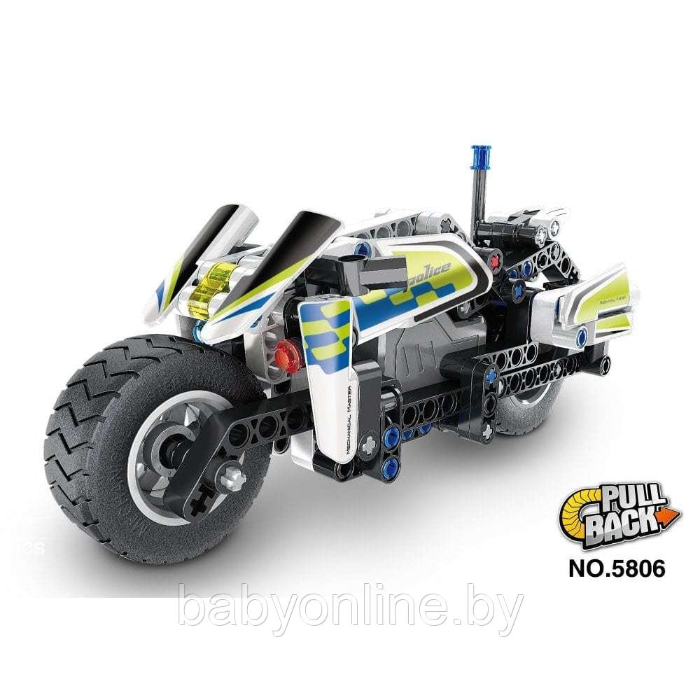 Конструктор Инерционный мотоцикл Аналог Lego Technic 5806 - фото 2 - id-p148776624