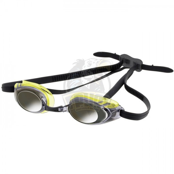 Очки для плавания тренировочные Aquafeel Glide Mirror (серебристый/салатовый) (арт. 4118-62)
