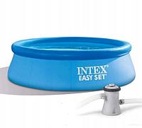 Бассейн надувной Intex Easy Set 244x61 см с фильтр-насосом 28108NP