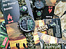 Тактические часы с браслетом из паракорда XINHAO  03, QUARTZ 002 коричневый циферблат, песочный браслет, фото 7