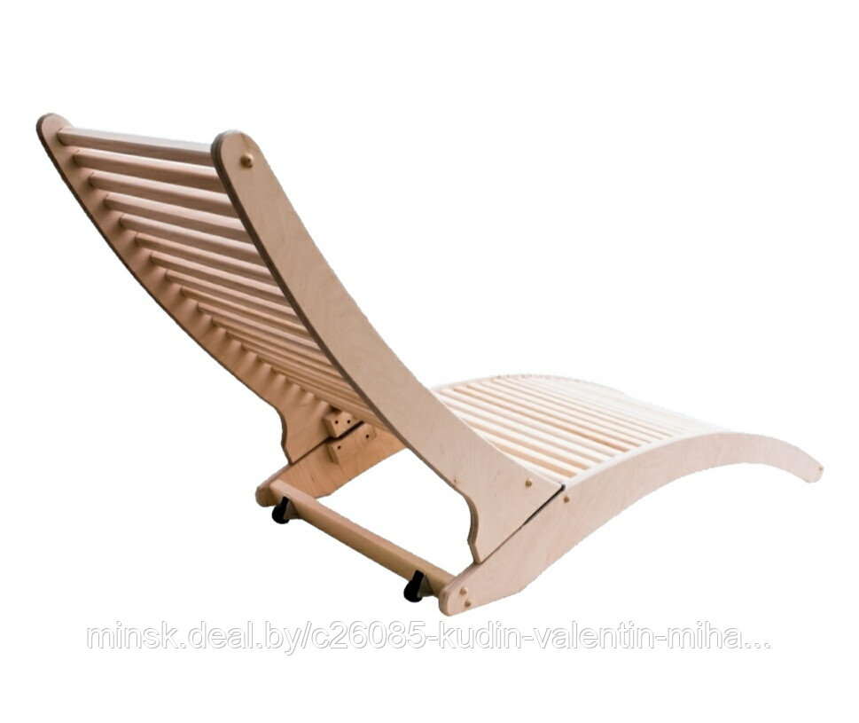 Кресло для бани сауны лежак шезлонг «Массаж-1» - фото 2 - id-p148813841