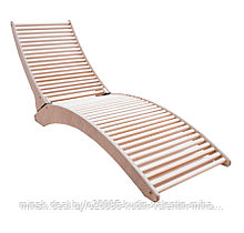Кресло для бани сауны лежак шезлонг «Массаж-1»
