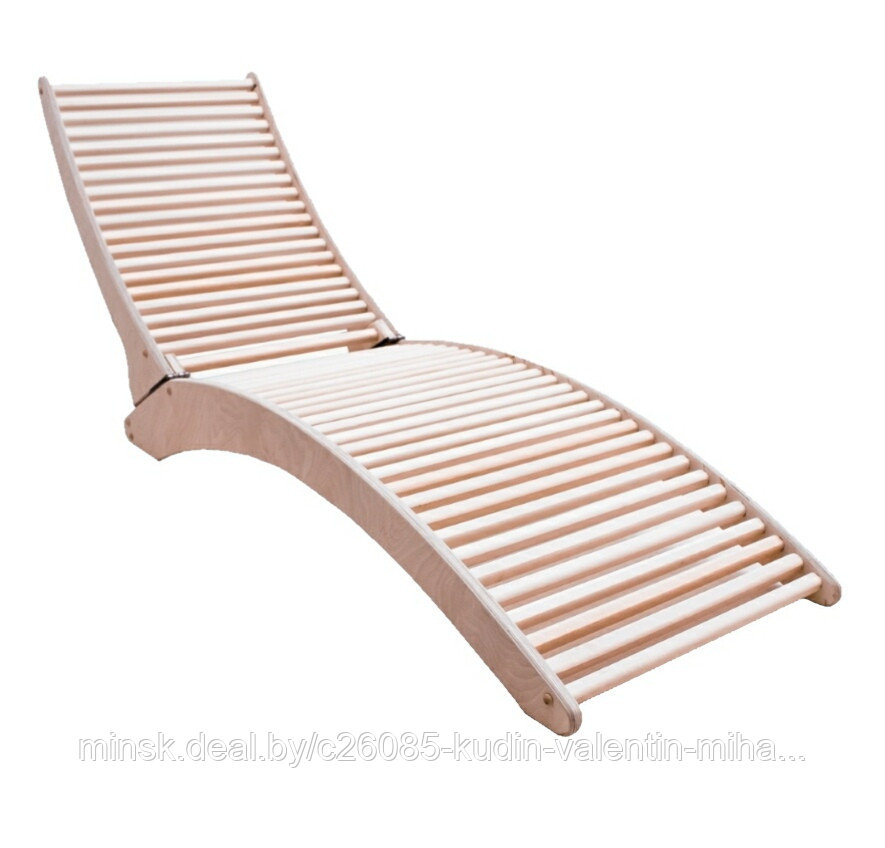Кресло для бани сауны лежак шезлонг «Массаж-1» - фото 1 - id-p148813841