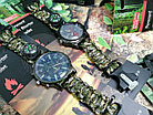 Тактические часы с браслетом из паракорда XINHAO  05, QUARTZ коричневый циферблат, песочный браслет, хронограф, фото 6