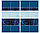 Панель ПВХ (пластиковая) с фотопечатью Кронапласт Unique Капли росы синий 2700*250*8, фото 2