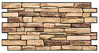 Панель ПВХ (пластиковая) листовая АртДекАрт Камень Сланец натуральный 980х498х3.1