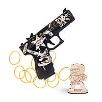 Пистолет «Глок» из игры CS:GO в скине «Пустынный повстанец» (деревянный) ARMA
