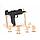 Пистолет-пулемет (автомат) «Узи», игрушка-резинкострел из дерева ARMA, фото 5
