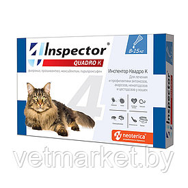 Inspector Quadro Капли для кошек 8-15 кг