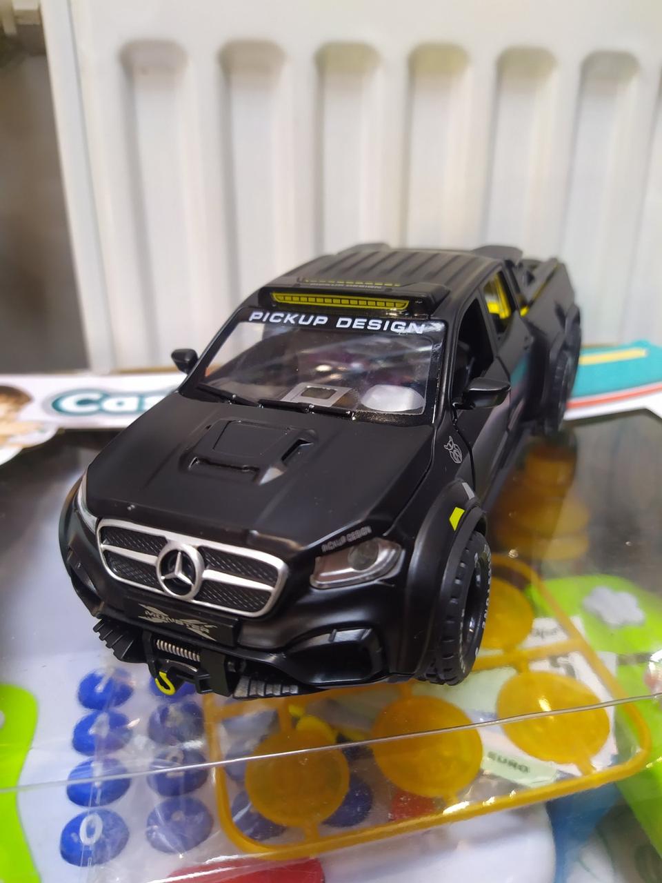 Коллекционная машинка Mercedes Benz X-class Monster Pickup Design Мерседес 1: 32 свет, звук - фото 10 - id-p138293035