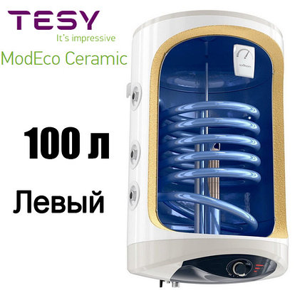 Бойлер косвенного нагрева TESY ModEco Ceramic 100 S L левый, фото 2