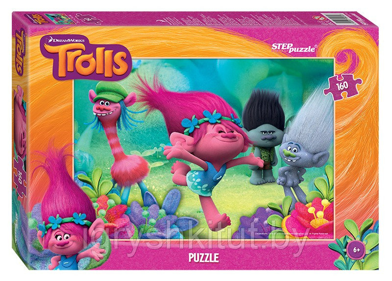 Пазл "Trolls" Тролли (DreamWorks) 160 элементов, арт.94056 - фото 1 - id-p148852051