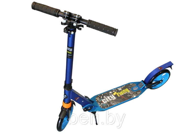 682 Самокат двухколёсный Scooter City, подростковый, max 100 кг ...