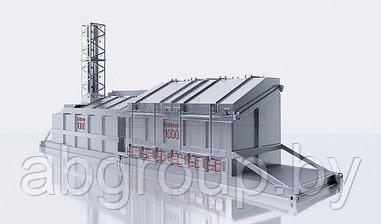 Инсинераторы серии HURIKAN производительность  от 70 до 1000 кг/ч