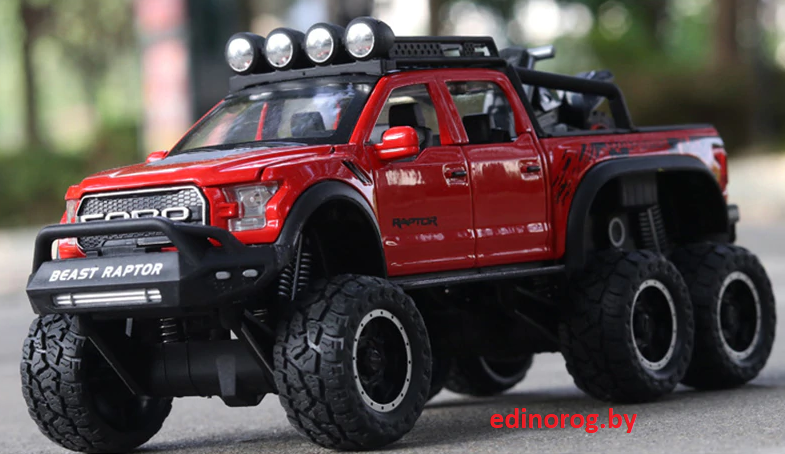 Металлическая машинка Ford Raptor большой - фото 6 - id-p148871814