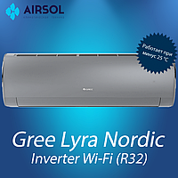 Кондиционер Gree Lyra Nordic GWH12ACC-K6DNA1F SILVER wi-fi Inverter Новинка 2021